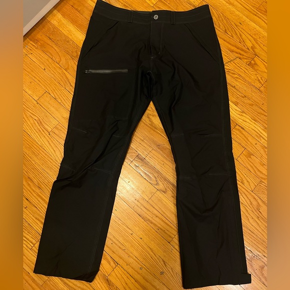 KUHL Mens Jetstream Rain Pant 36x32 Performance Waterproof 100% Nylon Ankle Zip - Picture 3 of 16